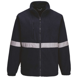VESTE POLAIRE IONA BANDE RÉFLÉCHISSANTE F433 NAVY