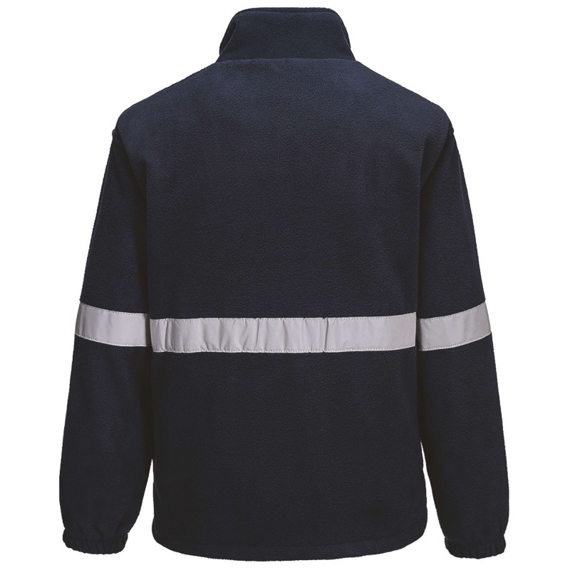 VESTE POLAIRE IONA BANDE RÉFLÉCHISSANTE F433 NAVY