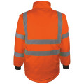 BLOUSON INTEMPERIES 2 EN 1 HAUTE VISIBILITE ORANGE MANCHES AMOVIBLES