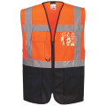 GILET HAUTE VISIBILITE EXECUTIVE WARSAW ORANGE MARINE