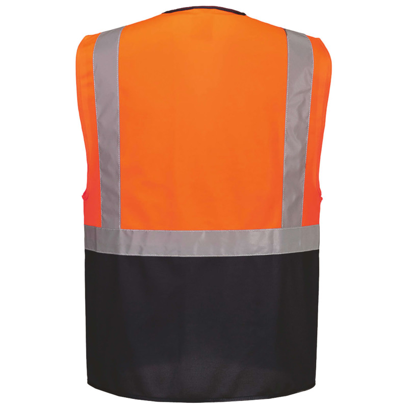 GILET HAUTE VISIBILITE EXECUTIVE WARSAW ORANGE MARINE