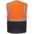 GILET HAUTE VISIBILITE EXECUTIVE WARSAW ORANGE MARINE