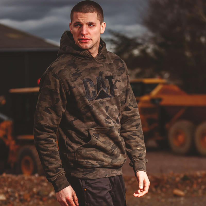 SWEAT SHIRT TRADEMARK CAMOUFLAGE  CATERPILLAR
