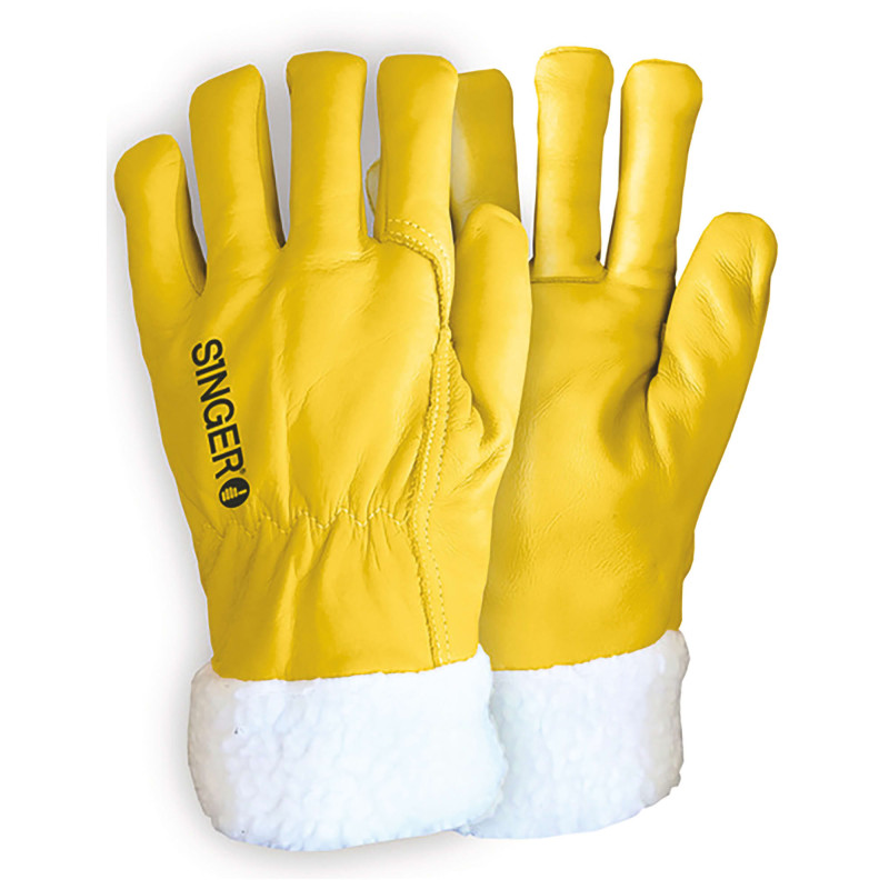 GANTS CUIR FROID REMBOURRÉ TYPE MAÎTRISE FJORD